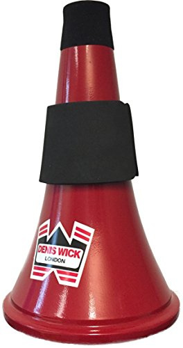 Denis Wick DW5586 Baritonhorn Reise-Dämpfer, Aluminium, Rot