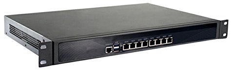 1U Cabinet Firewall Pfsense VPN Router Network Security Server with AES-Ni 8 Nics I5 3317U 2G RAM 32G SSD R14