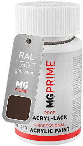 MG PRIME RAL 8017 Schokoladenbraun/Chocolate brown glänzend Lackstift 50 ml schnelltrocknend