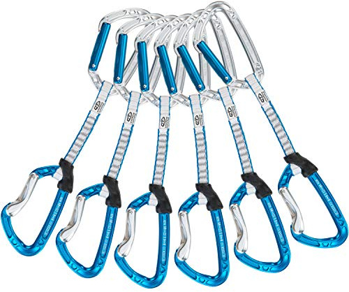 Climbing Technology Aerial PRO Set DY, Unisex - Erwachsene, Silber/Hellblau, 12 cm