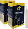 AR Candles - Velas blancas sin perfume de 13,5 cm – 2 paquetes de 12 (total de 24) – Velas Shabbos/Shabat para cortes de energía, emergencia, oración, vigilia, iglesia, larga combustión, decoración y