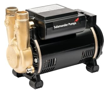 Salamander Pumps - CT Force 30PS Brass Impeller Pump - 3.0 Bar Pressure - Single End - Suitable for Positive, Gravity Fed Systems Only - 5 Year Warranty