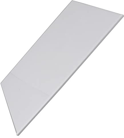 sparefixd Glasregal für Siemens und weiße Frontkantenverkleidung, 50,7 x 45,8 cm
