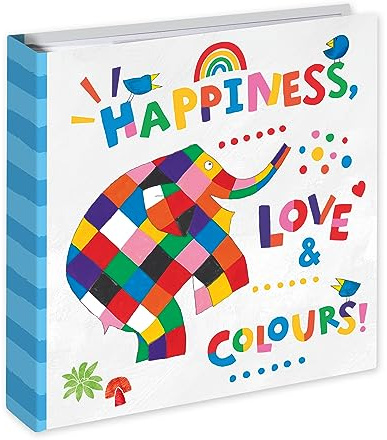 Robert Frederick, Elmer The Elephant Chunky Photo Album, Holds 100 Photographs, 6 x 4 Inch, Medium