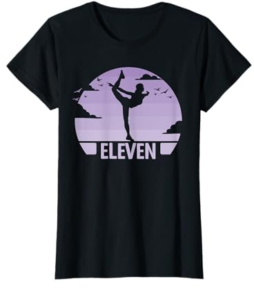 11. Geburtstag Turnerin Tänzerin 11 Jahre Mädchen Turnen T-Shirt