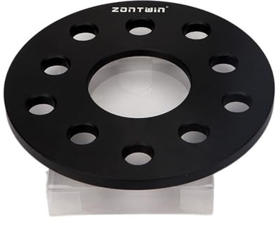 Spurverbreiterung 2 Stück 3/5/810/12/20 mm Spurverbreiterungsadapter PCD 5x108 CB 60,1 mm Spurverbreiterungen(2PCS 8mm Black)