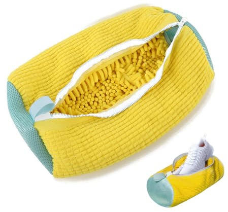 elook Shoes Washing Machine Bag (39 x19 cm) | Reusable Trainer Sneaker Laundry Shoe Bag for Washing Machine, Shoe Cleaning Bag for All Shoes Types And Sizes
