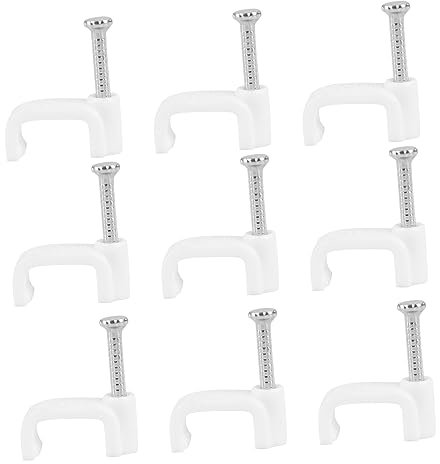 OSALADI 500 Stück Kabelklemmen Kabel-clip Draht-clip Kabel-organizer-clip Stück Für Ethernet-kabel-clip Telefon-leitung Kabelhalter