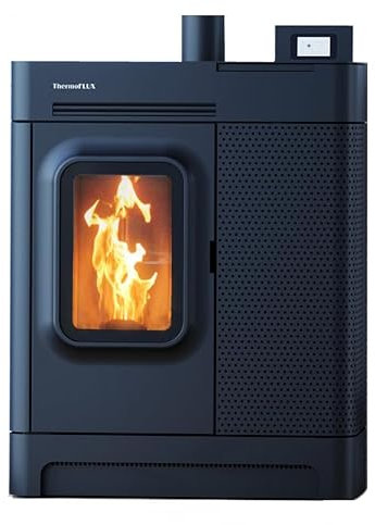ThermoFlux Pelletofen | Adele 9 | mit Farbdisplay | WiFi | 9 kW