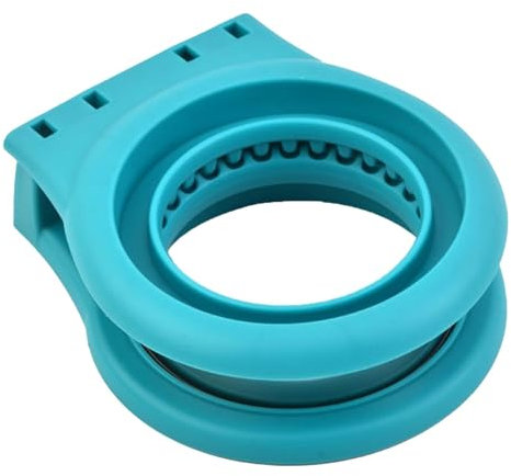 Qkbuza Taglierina per sandwich, stampo da taglio per sandwich - macchina per sandwich con stampi rotondi intarsiabili - crepiera tascabile in acciaio inossidabile, accessori da taglio portatili per