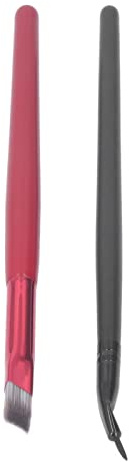 Sluffs Angled Flat Definer Ultra Thin Bent Pencil Point Eyeliner Brushes Bristles Eye Brushes Fine Double Sided Angled for Women Girls.