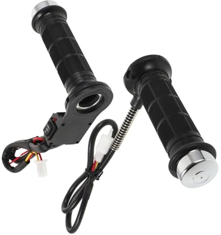 MUELODSIC 1 Paire Poignées Chauffantes de Électriques Poignées de Guidon Chauffantes Ergonomiques pour Confort Optimal Lors de Vos