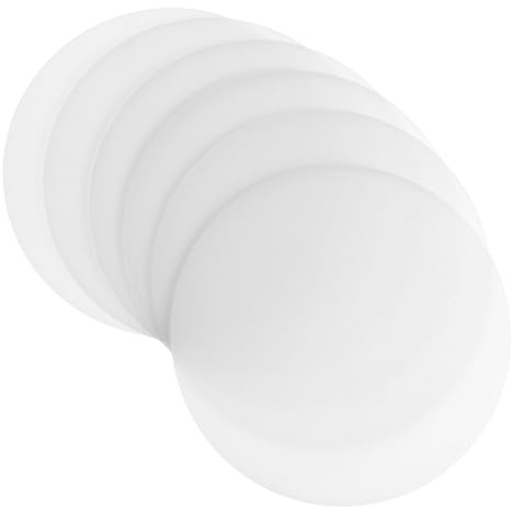 Mikinona 6 Pezzi Diffusori Luce per Paralumi Diffusori per Lampade da Coperture per Lampade con Facili da Installare Illuminazione Uniforme Protezione da Polvere e Detriti