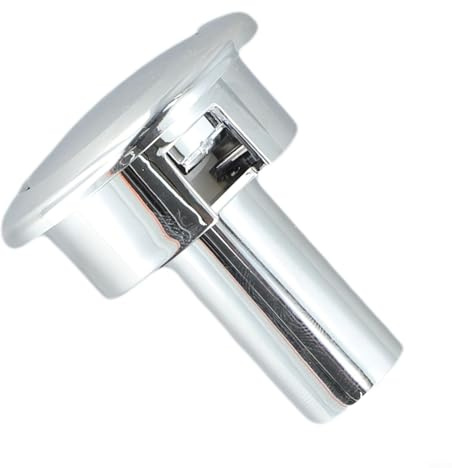 Pulsador de descarga para inodoro Siamp Storm 33A, repuesto de botón de descarga de inodoro, 48 mm/58 mm de diámetro, interruptor de tanque ABS para agujeros de cisterna de 38 a 44 mm (A)