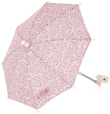 Roma Dolls Pram Parasol, Universal Pram Compatibility, Adjustable Clamp, Stylish & Durable Dolls Umbrella, Baby doll & Dolls Pram Accessories, Ages 3+ (Flora)