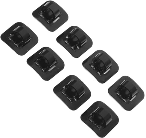 ORFOFE 8pcs Bike Cable Housing Clips Adhesive Aluminum Alloy C-Clips for Mountain and Road Bikes Shift Cable Holders for Frame Line Management and Brake Organization