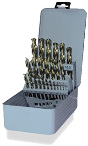 HSS-CO-Spiralbohrerkassette, DIN 338, geschliffen