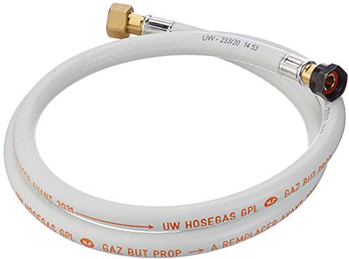 Home Gaz Flexible butane/propane 1,5 m 10 ans, Blanc