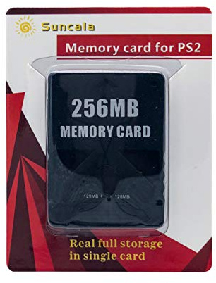 Carte mémoire 256 Mo pour Playstation 2 - Carte mémoire haute vitesse pour Sony PS2