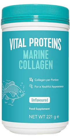 Vital Proteins Marine Collagen Peptides Powder Supplement - Hydrolyzed Collagen - 221g Canister