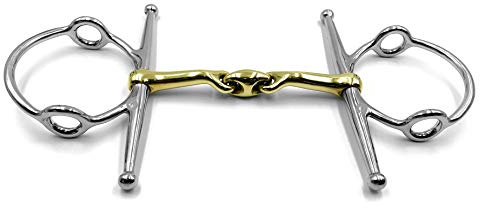 OTTE Full Cheek Running Gag Horse Bit German Silver with Lozenge Snaffle (14cm / 5.51inches)