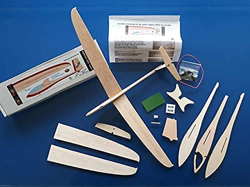 Kit di Aeroplano in Legno di Balsa CraftyProducts 304 Shark Aliante a Vela Catapulta