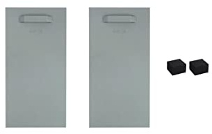 Juego de Fijación Autoadhesiva Con Soporte para Fotos y Espejo, Colgador de Chapas Adhesivas (2 Soportes, Amortiguador de Espuma, 200 x 100 mm)
