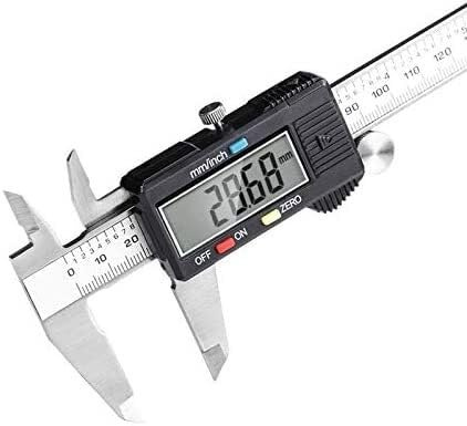 digitalt skjutmått,mikrometer, Digitala Vernier Bromsok Elektronisk Vernier Bromsok 150 mm 200 mm 300 mm Digital Bromsok Rostfritt stål Linjal Mätverktyg (Färg: 150 mm utan låda) (Color : 300mm With