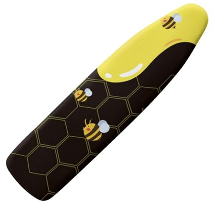 GLENLCWE Bee Honey Ironing Board Cover for Women Thick Iron Board Cover Stain Resistant 54x15 inches Non Slip Replacement with Elastic Edge