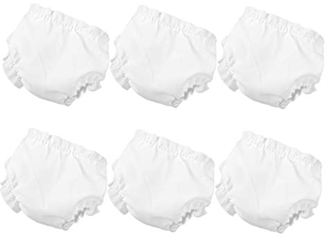TOYANDONA 6 STK Puppenhöschen verkleiden Zubehör Unterhose Puppen Kleidung Puppen Klamotten Kleider für Zubehör für Puppenwindeln Stoff