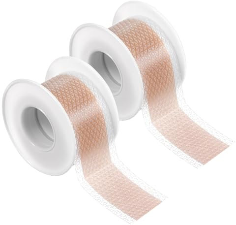 Qianyu 2 Rollen Blasenpflaster Gel Blasenstopper Silikon Fersenaufkleber Blasenschutz Fersenpatch Hand Fuß Tape für Schwielen Empfindliche Stellen Schuhreibungsprävention Genesung