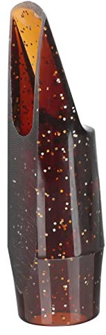 UPKOCH Saxophon Mundstück Für Alt-saxophon Langlebiges Und Professionelles Design Geeignet Für Anfänger Und Profis Schimmerndem Kaffeebraun Inklusive Klarem Finish