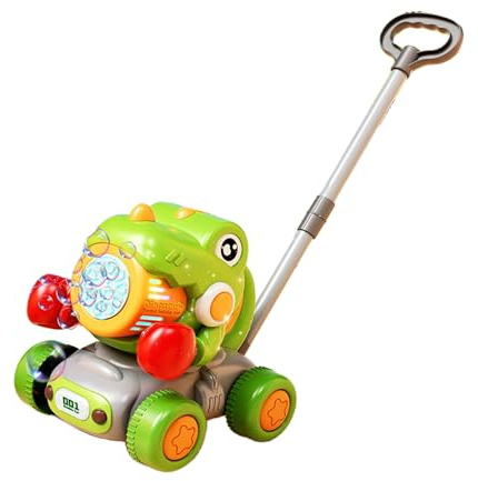 Ranley Blasenrasenmäher, Gartenspielzeug zum Schieben für Kinder, Dinosaurier-Gebläse, Unterhaltung für Mädchen, Alter 3 +, Vorschule, Zuhause, Reisen