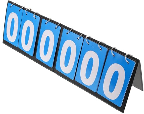 Cabilock Tableau de Score Portable Multi-Sports pour Tennis de Table Badminton et Basket-Ball Compteur à Chiffres Clairs et Flip Affichage Sportif Pratique et Robuste