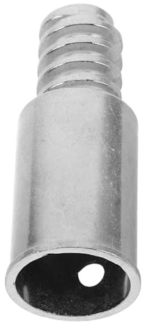 ELAYARD Aluminum Alloy Threaded Broom Handle Adapter with Metal Tips Extension Pole Repair for Home and Office Floor Cleaning Compatible with Mop and Brush Handles