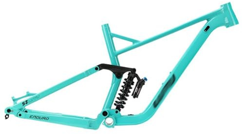 ZECHAO 27,5/29er Fully-Mountainbike-Rahmen, 12x148mm Steckachse, Enduro-Rahmen, 16''/18'' Scheibenbremse, DH/AM/XC mit Hinterbaudämpfern(Blue,M)