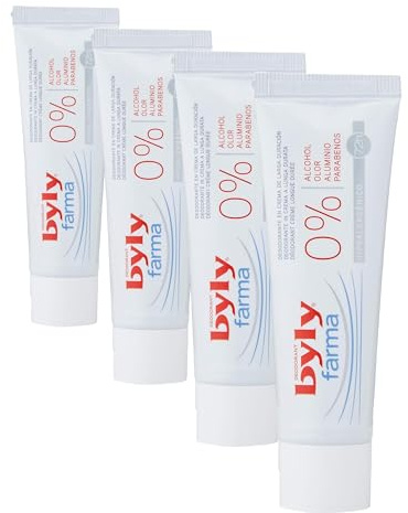 Byly Déodorants et Anti-Transpirants 30ml pour 72h (Lot de 4)