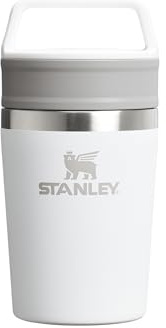 Stanley 1913 Termo Cafe To-Go 0.23L - Frost | Mantiene 3 Horas Caliente - 4 Horas Frío - Sin BPA - Antifugas y Apilable - Apta Para Lavavajillas - Taza Café Para Llevar