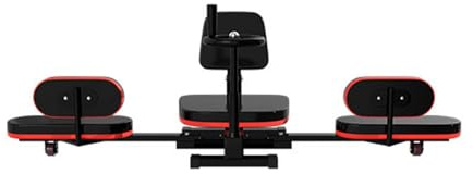 Hochleistungs-Trainingsgerät for Die Beinstreckung, Hüftöffnungs- Und Spaltstreckungshilfe, 0–210° Verstellbare Dehnausrüstung, 200 Kg Tragfähigkeit, for Heim-Fitnessstudio(Black)