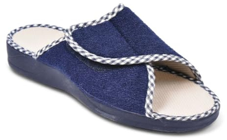 OZABI-Pantoufle Mule Femme Eponge Scratch Ajustable Fabriquee en Espagne