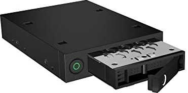 ICY Box IB-2212SSK HDD Wechselrahmen Fuer 1x 2,5 zoll HDD/SSD abschliessbar unterstuetzt Plug and Play