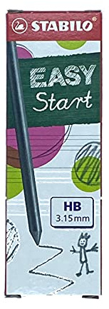 Stabilo® Nachfüllminen EASYergo 3.15 - HB, Faltschachtel mit 6 Minen; Packungsinhalt: 6 Minen