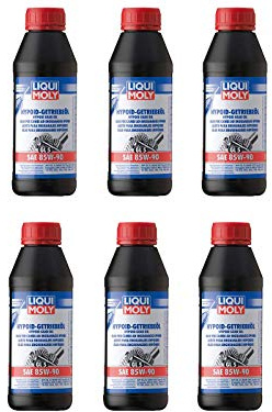 6X Original Liqui Moly 500ml Hypoid-Getriebeöl (GL5) SAE 85W-90 Gear Oil 1404