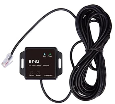 SolaMr BT-02 Bluetooth Módulo de Comunicación Monitor de Datos con RS485 Función de Comunicación Adaptador para Esmart4 y NS / RS Series MPPT Solar Charge Controller
