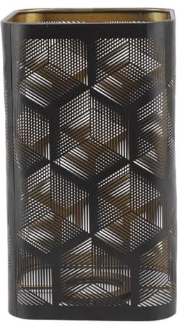 Lampenschirm aus Metall, quadratische Lampenschirme, moderner Lampenschirm für Tischlampe und Stehleuchte, 4,5 x 4,5 x 7,9 Zoll