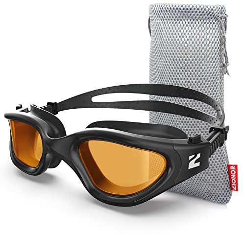 ZIONOR Gafas de natación G1SE para hombre y mujer, con protección UV, antivaho, cómodas, profesionales