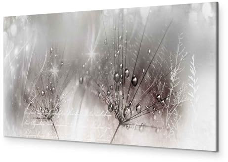 murando - Akustikbild Pusteblume Bilder Akustikschaum Hochleistungsschallabsorber Schallschutz Leinwand 1 tlg Wandbild Raumakustik Schalldämmung Design Blumen b-C-0201-b-d