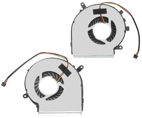 CPU GPU Cooling Fan for MSi GE62 GE72 PE60 PE70 GL62 GL72 GP62 GP72 MS 16J1 MS 16J5 MS 1791 MS 1795 Series, Low Noise Laptop Replacement Fan with 3 Pin Power Connector