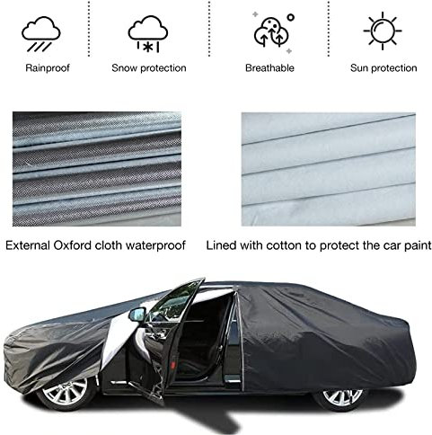 Autoabdeckung Outdoor Für Mercedes SLK R171 2004–2010, Abdeckplane Wasserdicht, Vollgarage，Abdeckplane Auto, Four Seasons Protection (Color : 2, Size : with Cotton)
