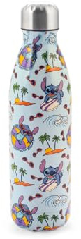HOME-Stitch Splash, bouteille thermique, acier inoxydable 18/10, caractère Stitch, 0,5 litre, étanche à l'air, pas de condensation, sans BPA